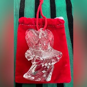 WATERFORD Crystal Holiday Ornament - The Millennium Angels - Fellowship